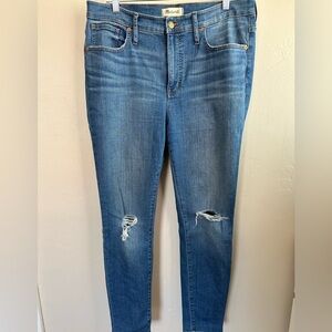 Madewell 9” skinny jeans, like new - Size 32
